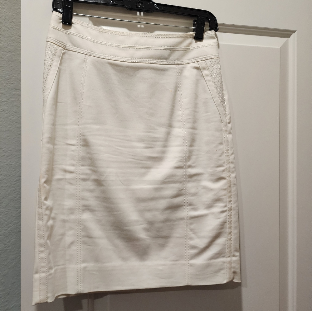 White Pencil Skirt
